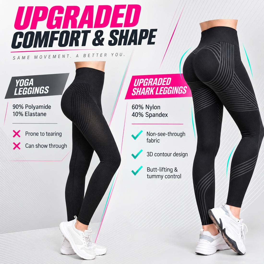 Legging Sira Sculpt, legging 3D pour femmes atteintes de lipœdème